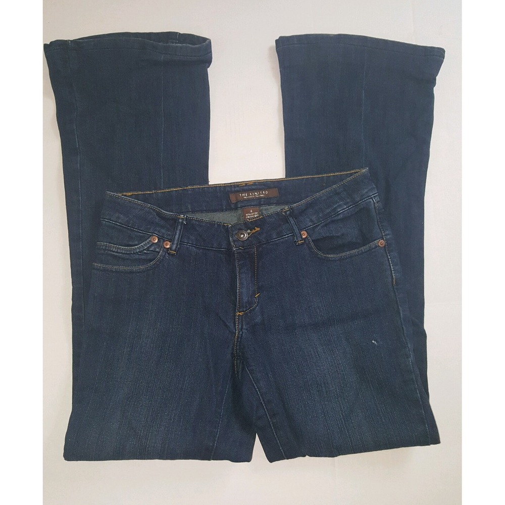 The Limited Authentic Original Womens Dark Wash Bootcut Jeans Size 4